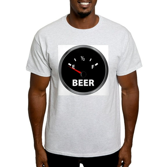 CafePress - Out Of Beer Ash Grey T Shirt - Men's Classic Graphic T-Shirt