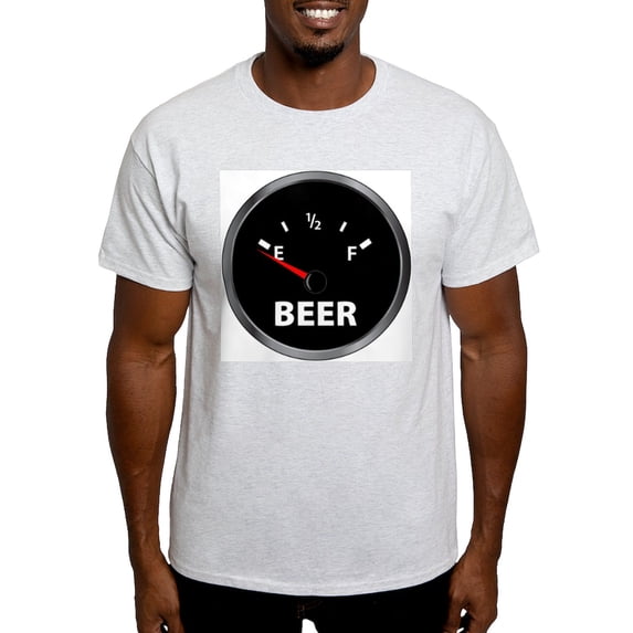 CafePress - Out Of Beer Ash Grey T Shirt - Men's Classic Graphic T-Shirt