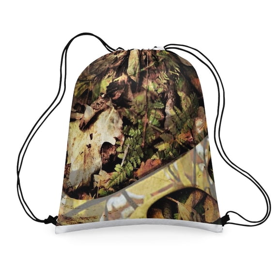 CafePress - Outdoors Antler Hunter Camouflage - Colorful 16"x20" Drawstring Bag