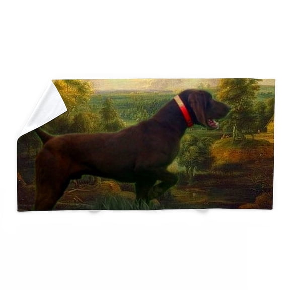 CafePress - Outdoors Hunting Pointer Dog - Large Beach Towel, Soft 30"x60" Towel with Unique Design