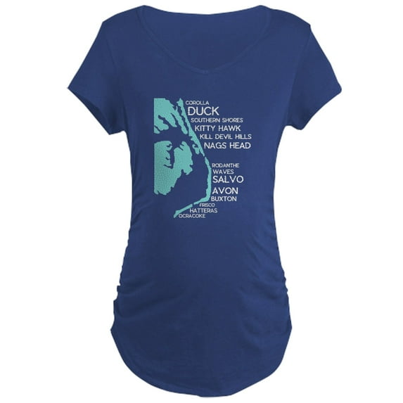 CafePress - Outer Banks NC OBX - Maternity Dark T-Shirt