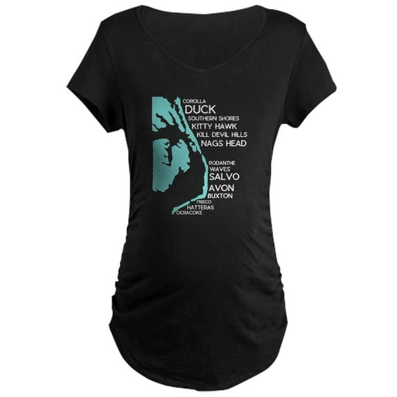 CafePress - Outer Banks NC OBX - Maternity Dark T-Shirt