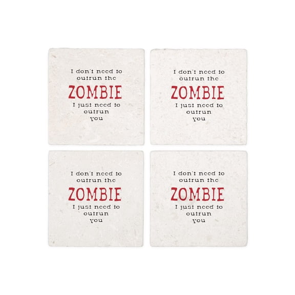 CafePress - Outrun You - Tile Coaster, Drink Coaster Set of 4