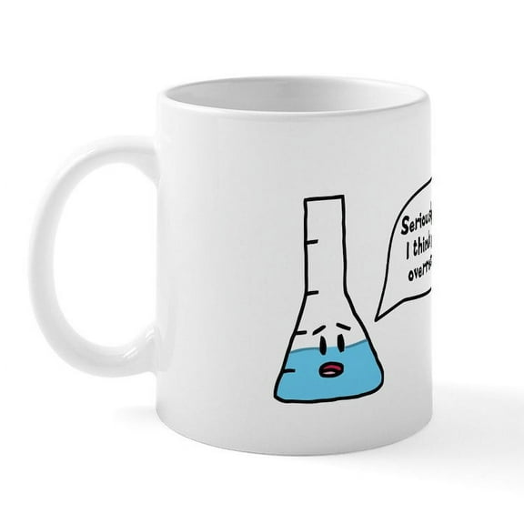 CafePress - Overreacting Mug - 11 oz Ceramic Mug - Novelty Coffee Tea Cup