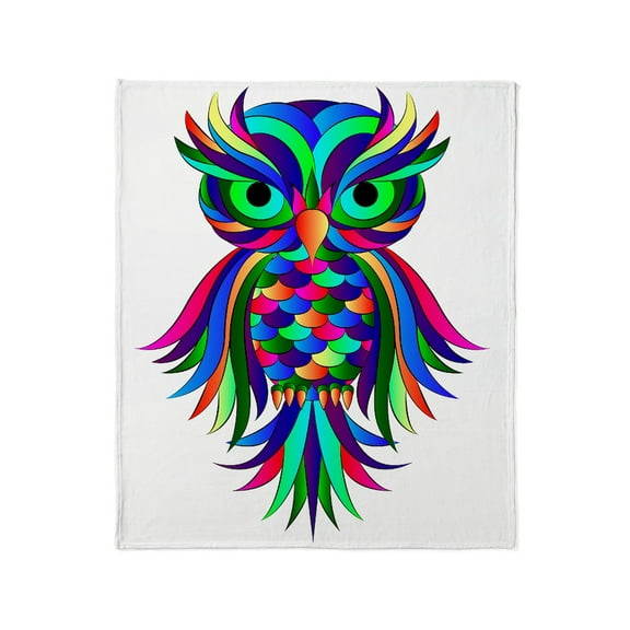 CafePress - Owl Design Throw Blanket - Soft Fleece Throw Blanket, 50"x60" for All Ages