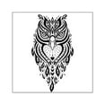thumbnail image 1 of CafePress - Owl. Ethnic Pattern. Sticker - Square Sticker 3" x 3", 1 of 1