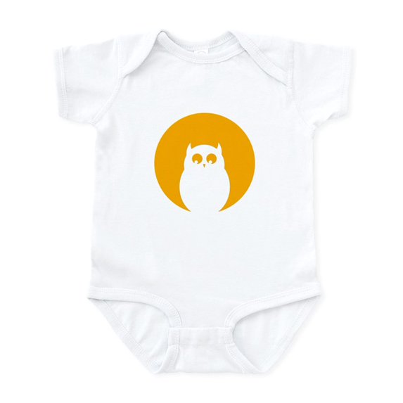 CafePress - Owl Infant Bodysuit - Baby Light Bodysuit, Size Newborn - 24 Months