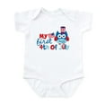 thumbnail image 1 of CafePress - Owl My First 4Th Of July Infant Bodysuit - Baby Light Bodysuit, Size Newborn - 24 Months, 1 of 4