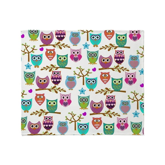CafePress - Owl Throw Blanket - Soft Fleece Throw Blanket, 50"x60" for All Ages