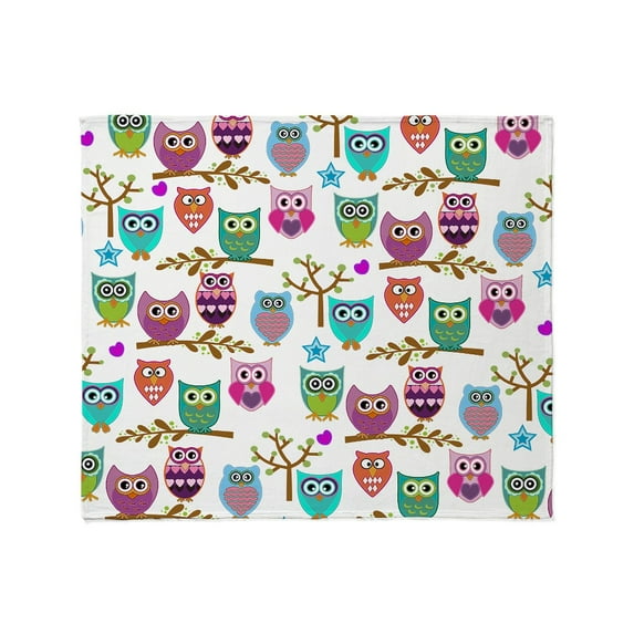 CafePress - Owl Throw Blanket - Soft Fleece Throw Blanket, 50"x60" for All Ages