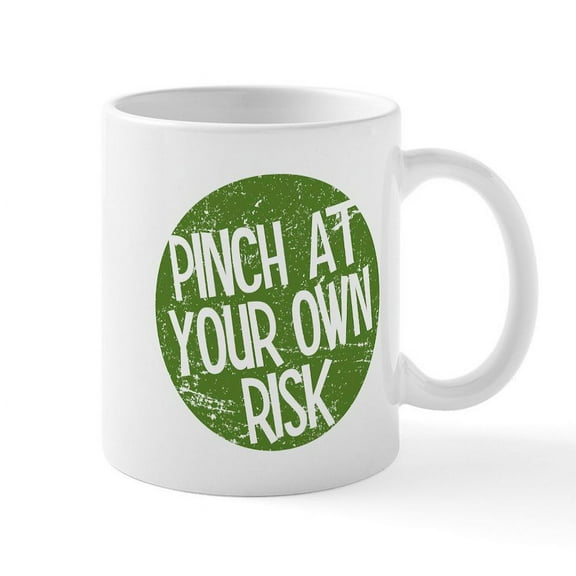CafePress - Own Risk Mug - 11 oz Ceramic Mug - Novelty Coffee Tea Cup
