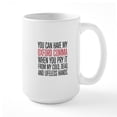 thumbnail image 1 of CafePress - Oxford Comma Humor Mugs - 15 oz Ceramic Large White Novelty Mug, 1 of 6