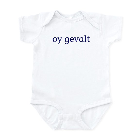 CafePress - Oy Gevalt Infant Bodysuit - Baby Light Bodysuit, Size Newborn - 24 Months
