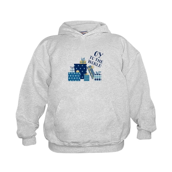 CafePress - Oy To World Hoodie - Kids Hooded Sweatshirt, Classic Hoodie