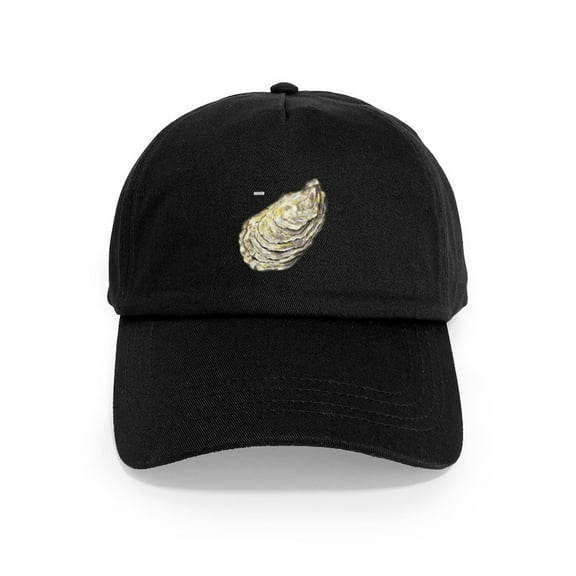 CafePress - Oyster Sea Life Cap - Adjustable 100% Brushed Unisex Casual Cotton Baseball Cap, Beige, 1