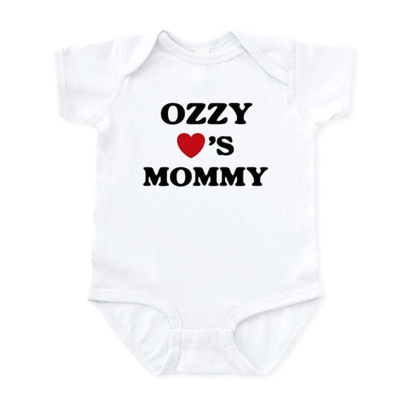 CafePress - Ozzy Loves Mommy Infant Bodysuit - Baby Light Bodysuit, Size Newborn - 24 Months