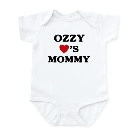 CafePress - Ozzy Loves Mommy Infant Bodysuit - Baby Light Bodysuit, Size Newborn - 24 Months