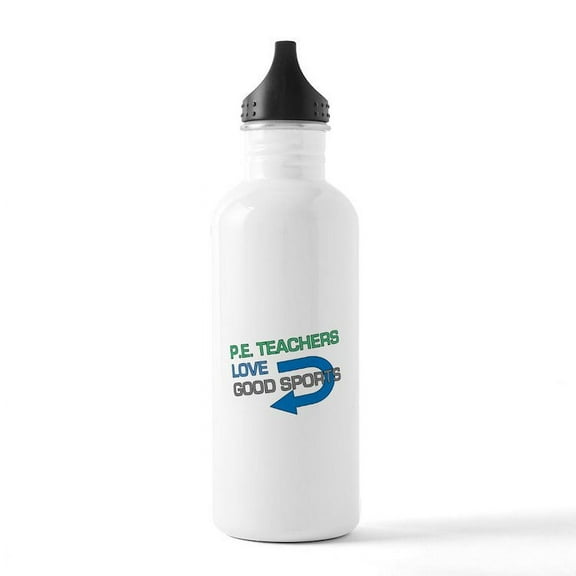 CafePress - P.E. Teachers Good Spo Stainless Water Bottle 1 - Stainless Steel Water Bottle, Sports Bottle, 1.0L