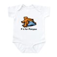thumbnail image 1 of CafePress - P Is For Platypus Infant Bodysuit - Baby Light Bodysuit, Size Newborn - 24 Months, 1 of 4