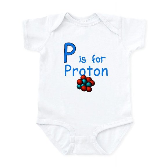 CafePress - P Is For Proton Infant Bodysuit - Baby Light Bodysuit, Size Newborn - 24 Months