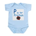 thumbnail image 1 of CafePress - P Is For Proton Infant Bodysuit - Baby Light Bodysuit, Size Newborn - 24 Months, 1 of 4