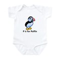 thumbnail image 1 of CafePress - P Is For Puffin Infant Bodysuit - Baby Light Bodysuit, Size Newborn - 24 Months, 1 of 4