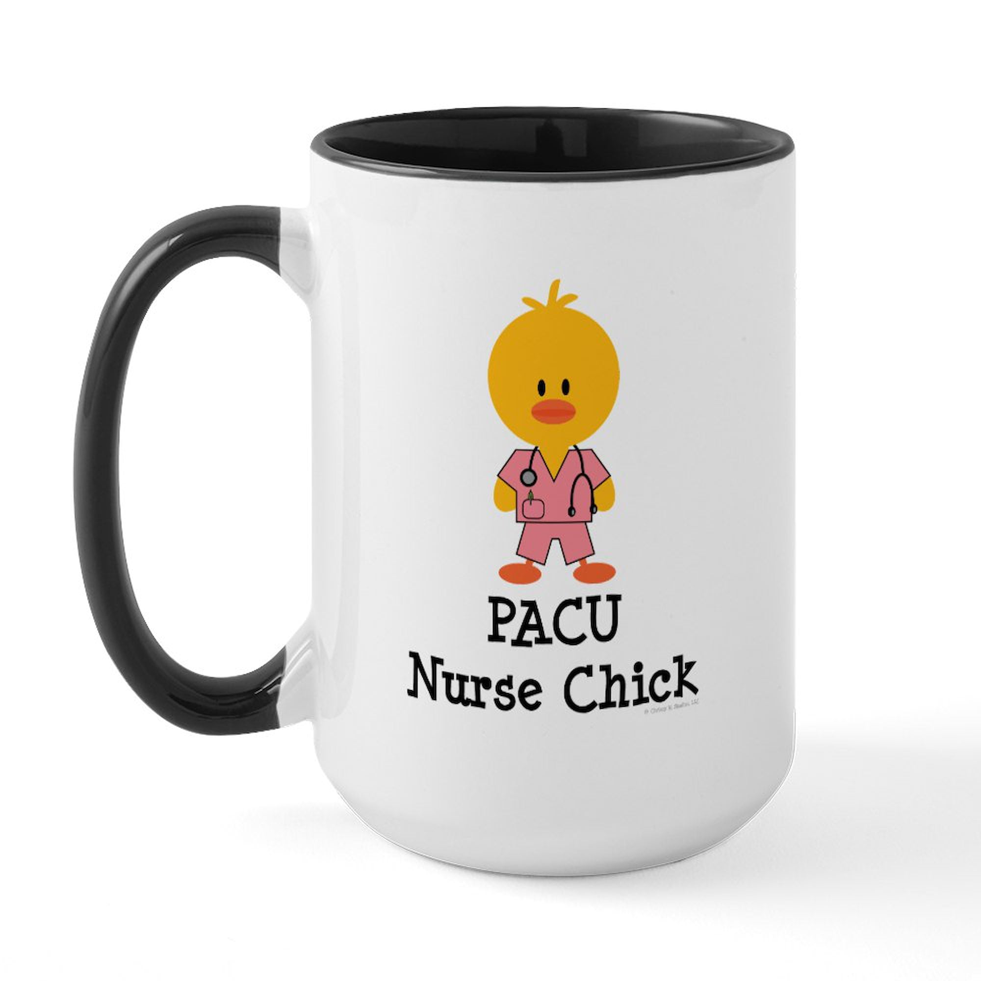 CafePress - PACU Nurse Chick Large Mug - 15 oz Ceramic Large White ...