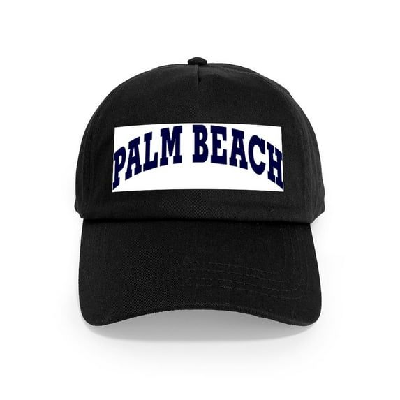 CafePress - PALM BEACH Cap - Adjustable 100% Brushed Unisex Casual Cotton Baseball Cap, Beige, 1