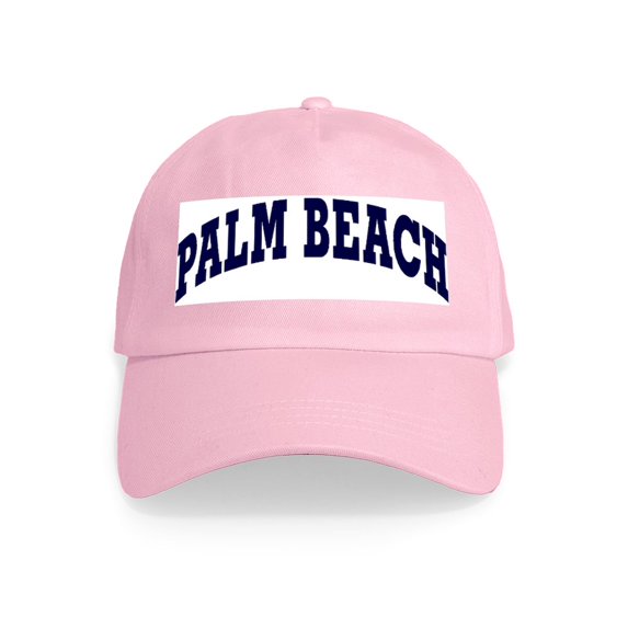 CafePress - PALM BEACH Cap - Adjustable 100% Brushed Unisex Casual Cotton Baseball Cap, Beige, 1
