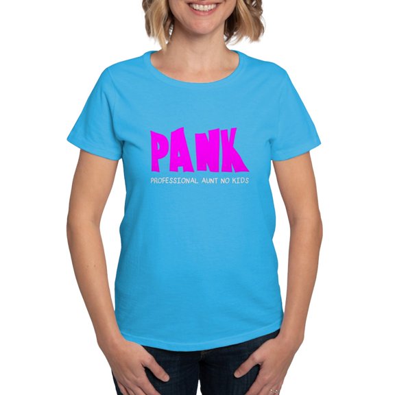 CafePress - PANK Professional Aunt No Kids Women's Dark T Shir - Women's Traditional Fit Dark T-Shirt