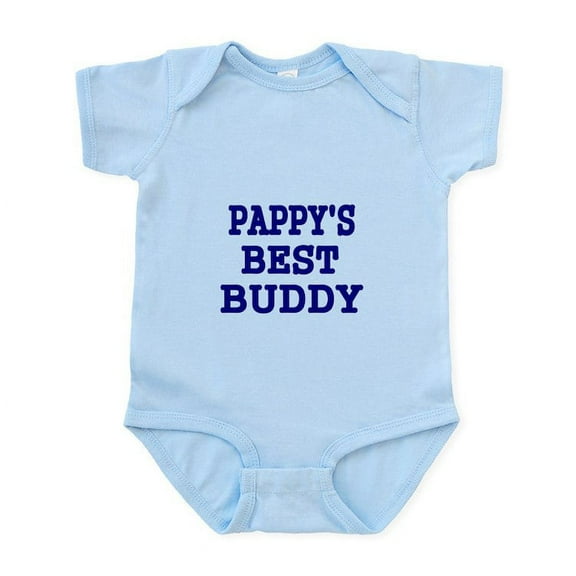 CafePress - PAPPYS BEST BUDDY Body Suit - Baby Light Bodysuit, Size Newborn - 24 Months