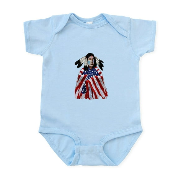 CafePress - PATRIOTISM Body Suit - Baby Light Bodysuit, Size Newborn - 24 Months