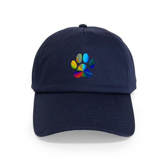 CafePress - PAW PRINT Cap - Adjustable 100% Brushed Unisex Casual Cotton Baseball Cap, Beige, 1