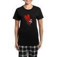 thumbnail image 1 of CafePress - PBGV Lover Women's Dark Pajamas - Women's Short Sleeve Print T-Shirt and Pants Dark Cotton Pajama Set, 1 of 7