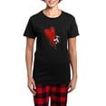 thumbnail image 1 of CafePress - PBGV Lover Women's Dark Pajamas - Women's Short Sleeve Print T-Shirt and Pants Dark Cotton Pajama Set, 1 of 4