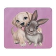 thumbnail image 1 of CafePress - PD Moreno's Dog & Rabbit - Non-slip Rubber Mousepad, Gaming Mouse Pad, 1 of 5