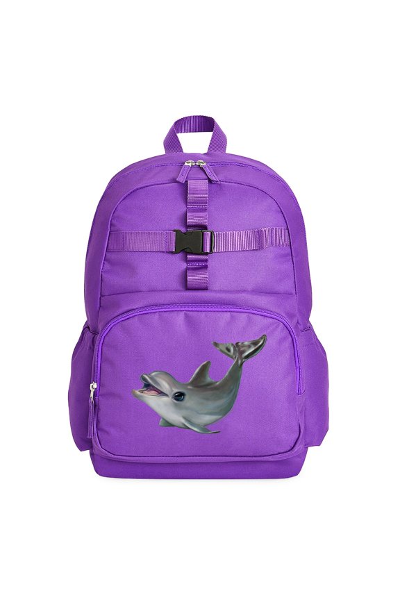 - PD Moreno's Dolphin - Cute School Travel Backpack