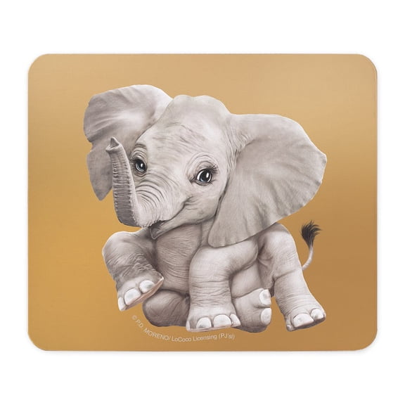 CafePress - PD Moreno's Elephant - Non-slip Rubber Mousepad, Gaming Mouse Pad