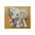 thumbnail image 1 of CafePress - PD Moreno's Elephant - Soft Fleece Throw Blanket, 50"x60" for All Ages, 1 of 4