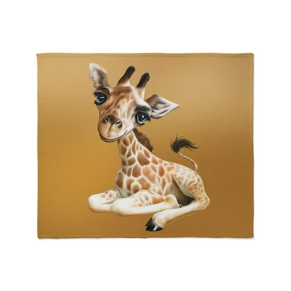 CafePress - PD Moreno's Giraffe - Soft Fleece Throw Blanket, 50"x60" for All Ages