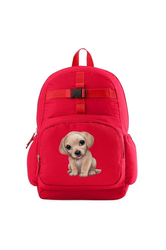 - PD Moreno's Golden Retriever - Cute School Travel Backpack