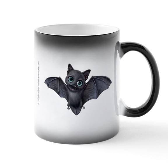 CafePress - PD Moreno's Halloween Bat - 11 oz Color Changing Magic Mug