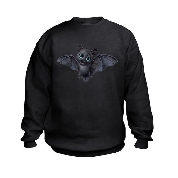 CafePress - PD Moreno's Halloween Bat - Kids Sweatshirt, Youth Crew Neck Sweatshirt