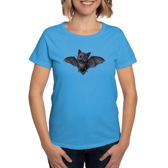 CafePress - PD Moreno's Halloween Bat Women's Value T Shirt - Women's Traditional Fit Dark T-Shirt