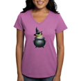 thumbnail image 1 of CafePress - PD Moreno's Halloween Frog Women's V Neck T Shirt - Women's V-Neck Dark T-Shirt, 1 of 4