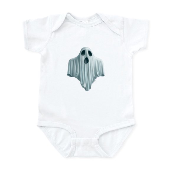 CafePress - PD Moreno's Halloween Ghost - Baby Light Bodysuit, Size Newborn - 24 Months