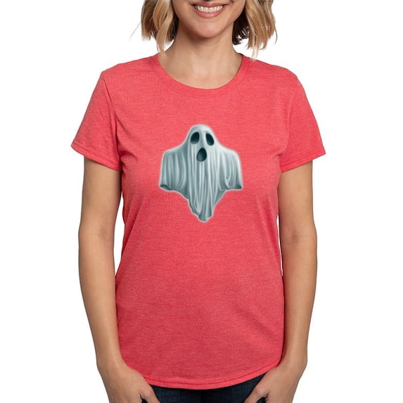 CafePress - PD Moreno's Halloween Ghost Women's Deluxe T Shirt - Womens Tri-blend T-Shirt