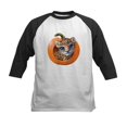 thumbnail image 1 of CafePress - PD Moreno's Halloween Jaguar Kids Baseball T Shirt - Kids Cotton Baseball Jersey, 3/4 Sleeve Shirt, 1 of 4