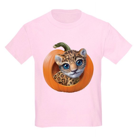 CafePress - PD Moreno's Halloween Jaguar Kids T Shirt - Light T-Shirt Kids XS-XL