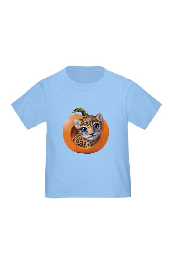 - PD Moreno's Halloween Jaguar Toddler T Shirt - Cute Toddler T-Shirt, 100% Cotton